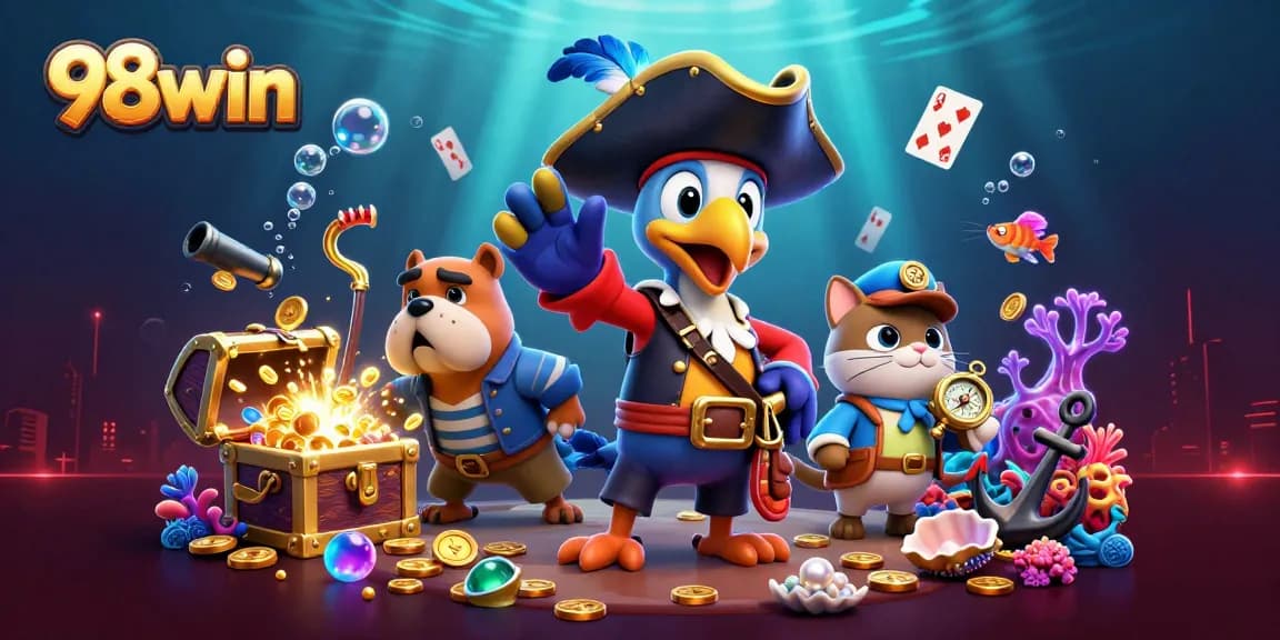 Experience thrilling gameplay at 98win with vibrant 3D characters and dynamic gambling elements.