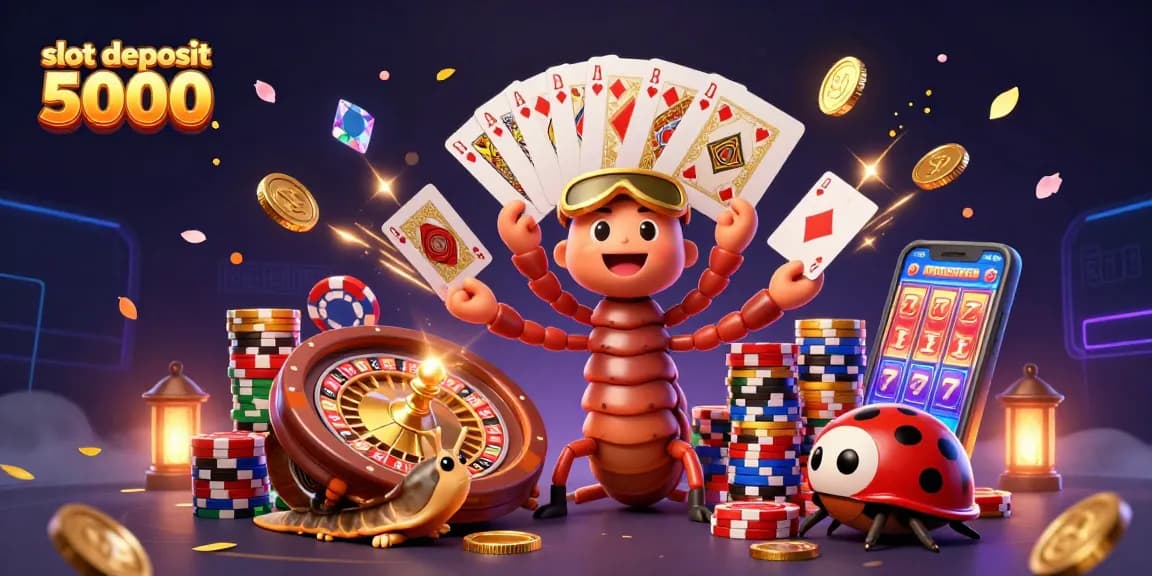 Players enjoy vibrant action with slot deposit 5000 game features illustrated richly.
