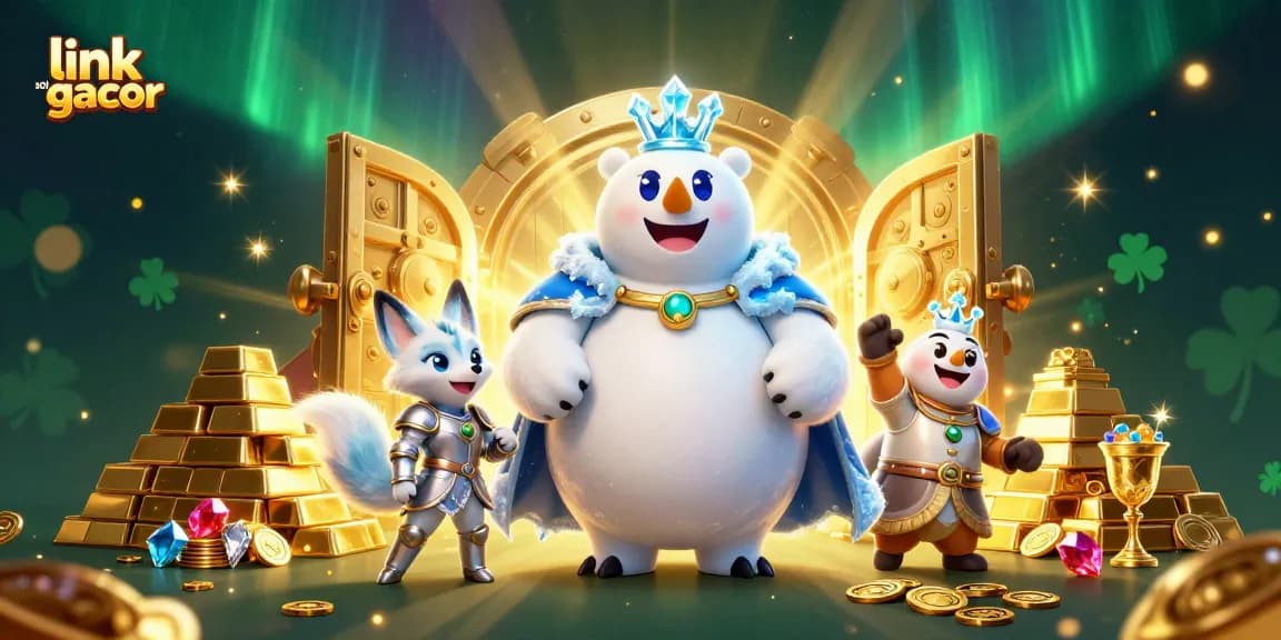 Link slot gacor dengan karakter kartun raja beruang kutub yang menawan dan harta berkilauan, siap memberikan kemenangan besar.