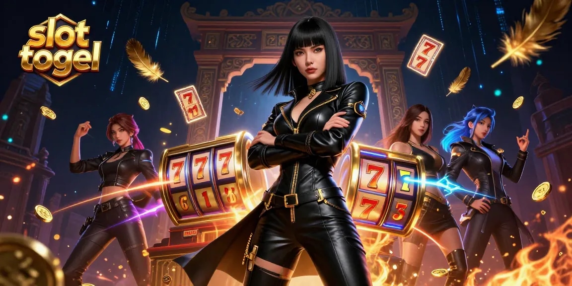 Experience slot togel excitement with dynamic casino elements and vibrant characters.