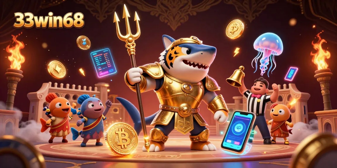 Experience the thrill of gambling with 33win68 featuring an epic underwater showdown!