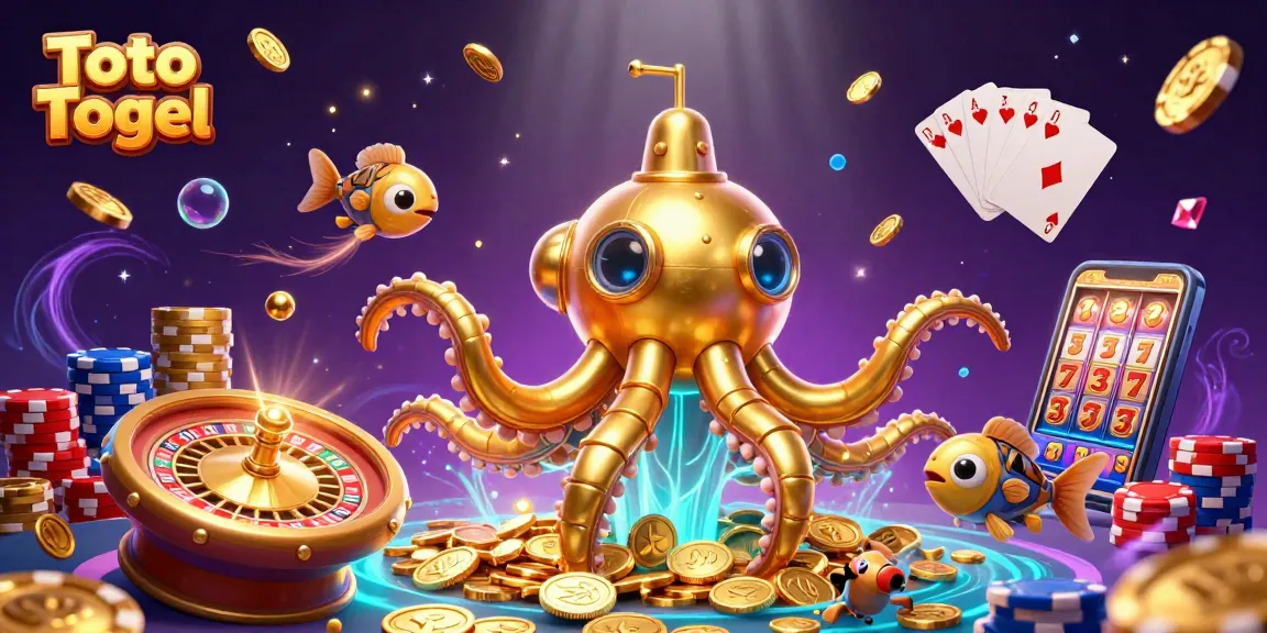 Experience Toto Togel's excitement with a vibrant 3D racing scene filled with dynamic gambling elements.
