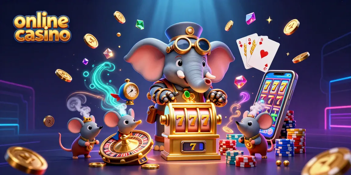 Experience the thrill of online casino games with a vibrant steampunk scene full of winning elements.