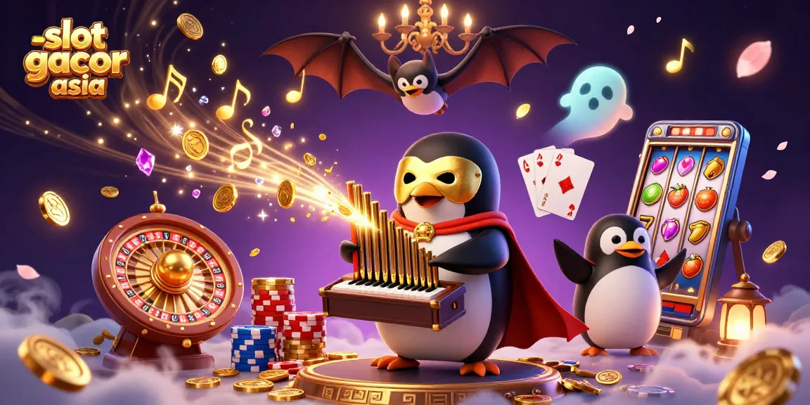 Menangkan permainan di slot gacor asia dengan karakter kartun unik dan simbol permainan kasino yang menakjubkan.