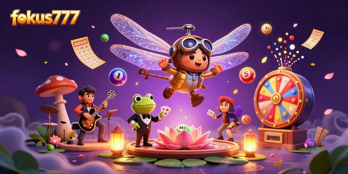 Engage in thrilling gameplay with fokus777 at the vibrant lily pad casino filled with exciting lottery elements.