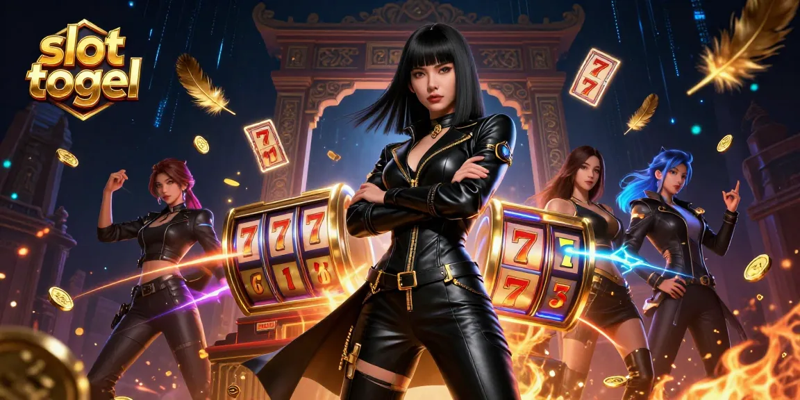 Experience slot togel excitement with dynamic casino elements and vibrant characters.
