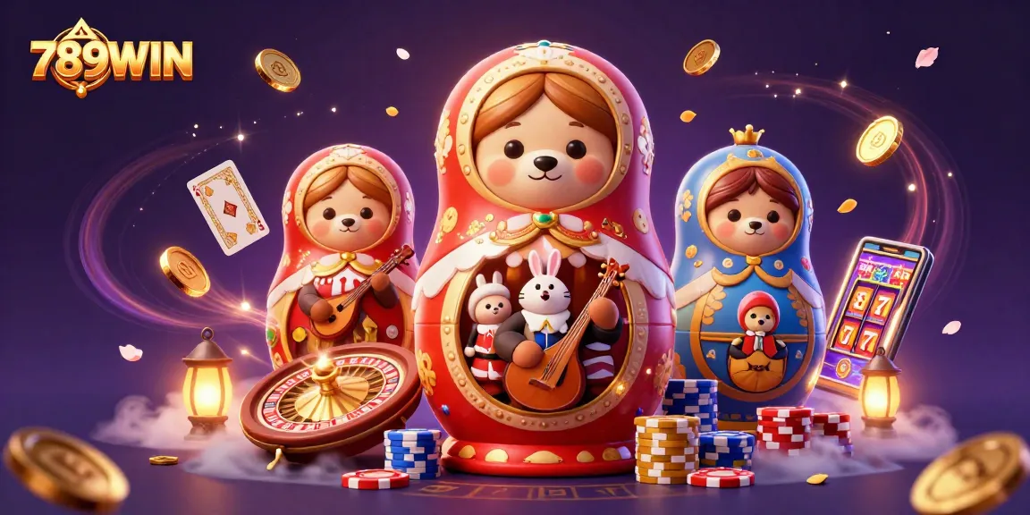 Experience the vibrant 789WIN casino environment with enchanting characters and winning game elements.