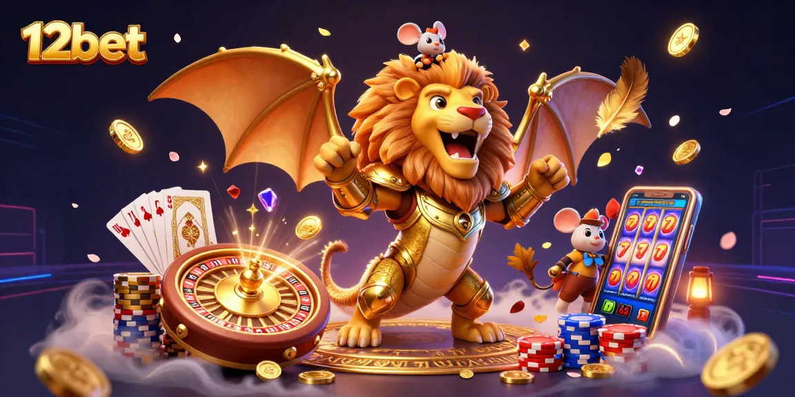Trải nghiệm cược 12bet với hình ảnh minh họa sinh động và hấp dẫn các trò chơi casino.