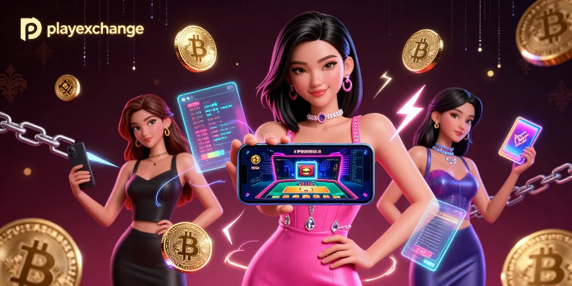 Experience the thrills of playexchange with a stunning casino illustration featuring live dealer action.