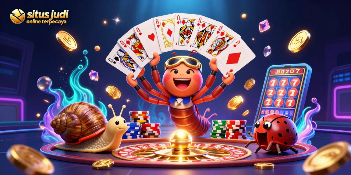 Permainan slot di situs judi online terpercaya dengan dealer dan chip berlimpah, menarik untuk pemain.