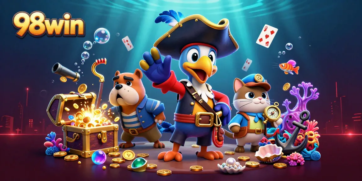 Experience thrilling gameplay at 98win with vibrant 3D characters and dynamic gambling elements.
