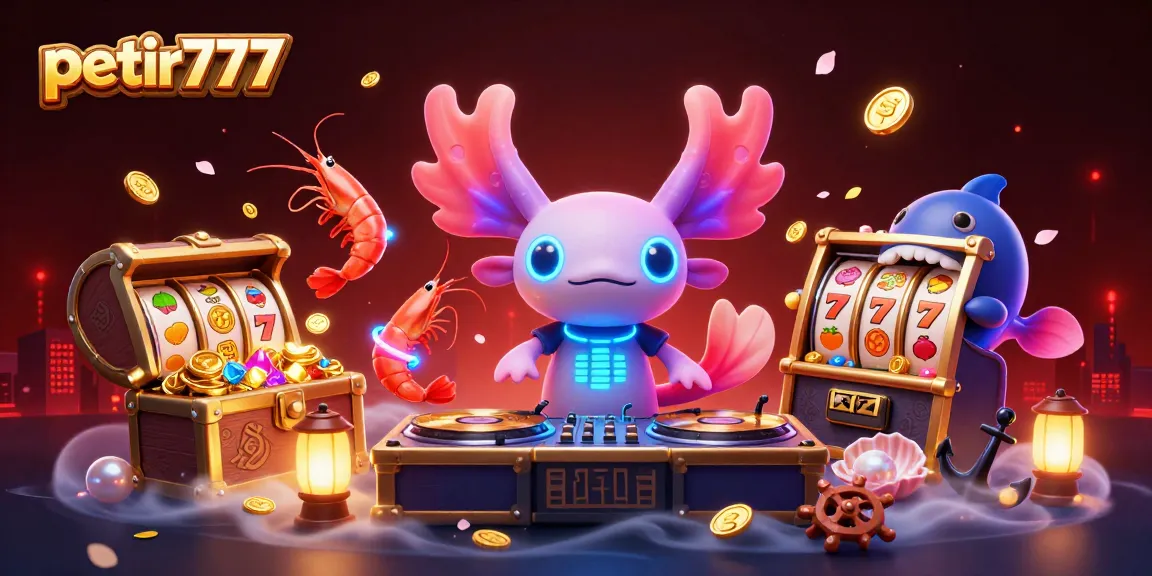 Engage with petir777 slots and treasure, featuring a vibrant underwater casino scene.