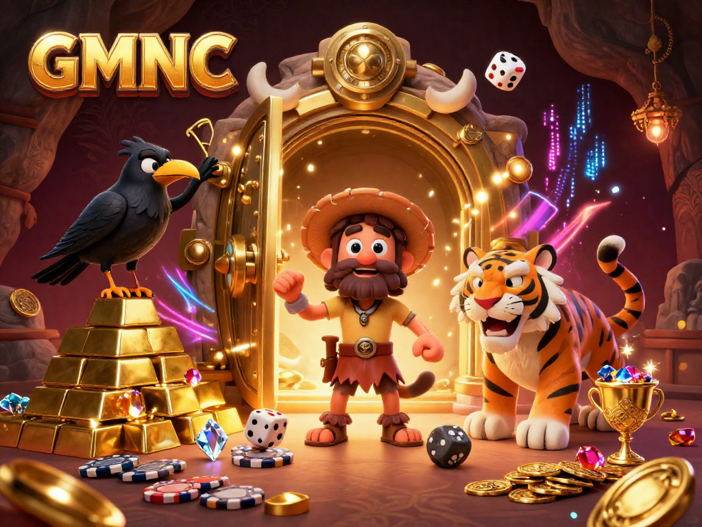 Experience thrilling prehistoric gaming at GMNC with sabertooth tiger duo and treasure!