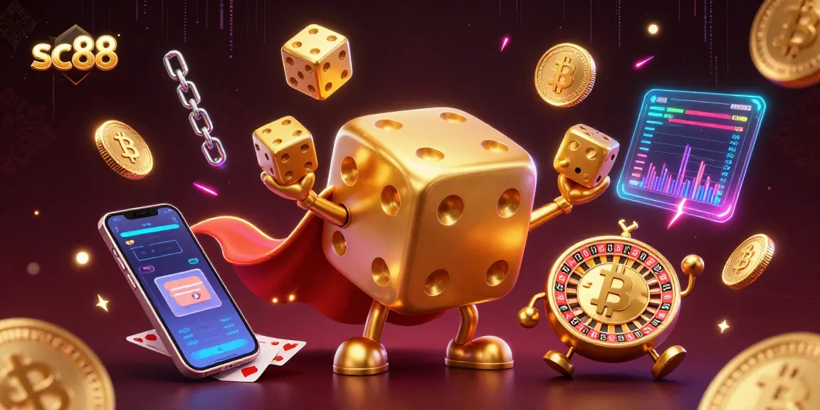 Engage in thrilling gaming action at SC88 with vibrant casino elements and a dynamic atmosphere.