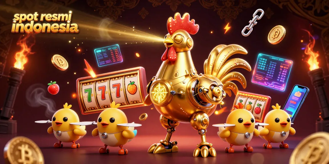Permainan slot resmi Indonesia yang seru dengan robot ayam emas yang unik dan menarik.