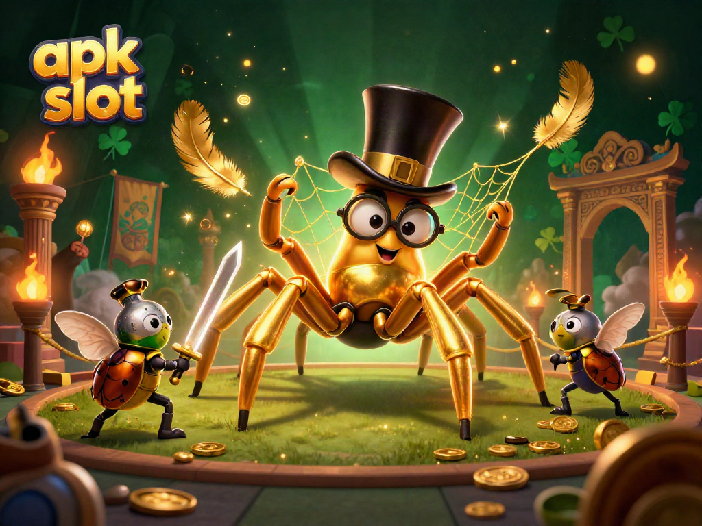 Menangkan apk slot dengan ilustrasi kasino yang penuh warna dan karakter menarik.