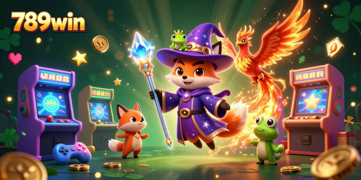 Play exciting games at 789win with our vibrant arcade elements and immersive fantasy characters.