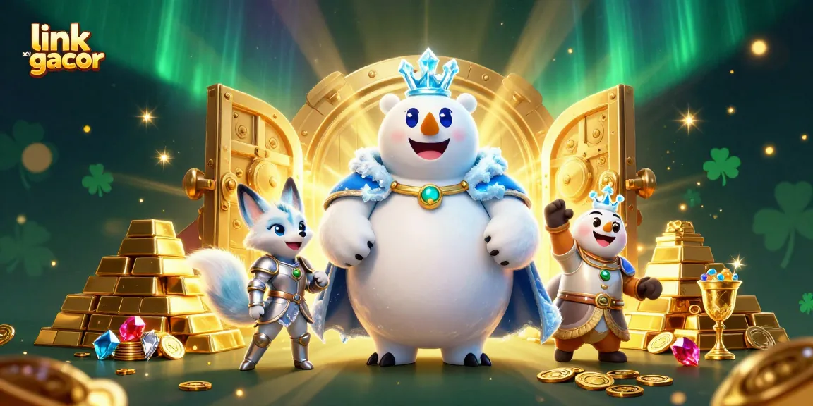 Link slot gacor dengan karakter kartun raja beruang kutub yang menawan dan harta berkilauan, siap memberikan kemenangan besar.