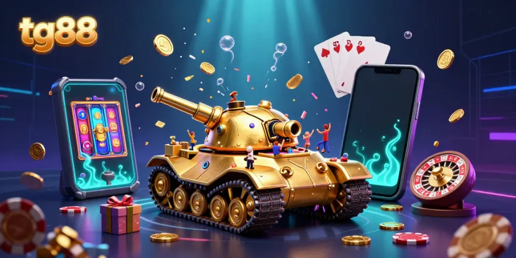 Experience the thrill of tg88 with a golden beetle tank casino and exciting game elements.