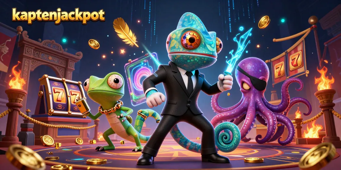 Experience thrilling gameplay with kaptenjackpot's dynamic characters and rich casino atmosphere.