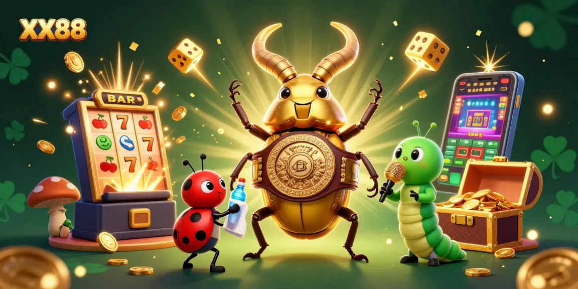 Engage in thrilling gameplay at XX88 with a vibrant casino scene, showcasing exciting features and jackpots.