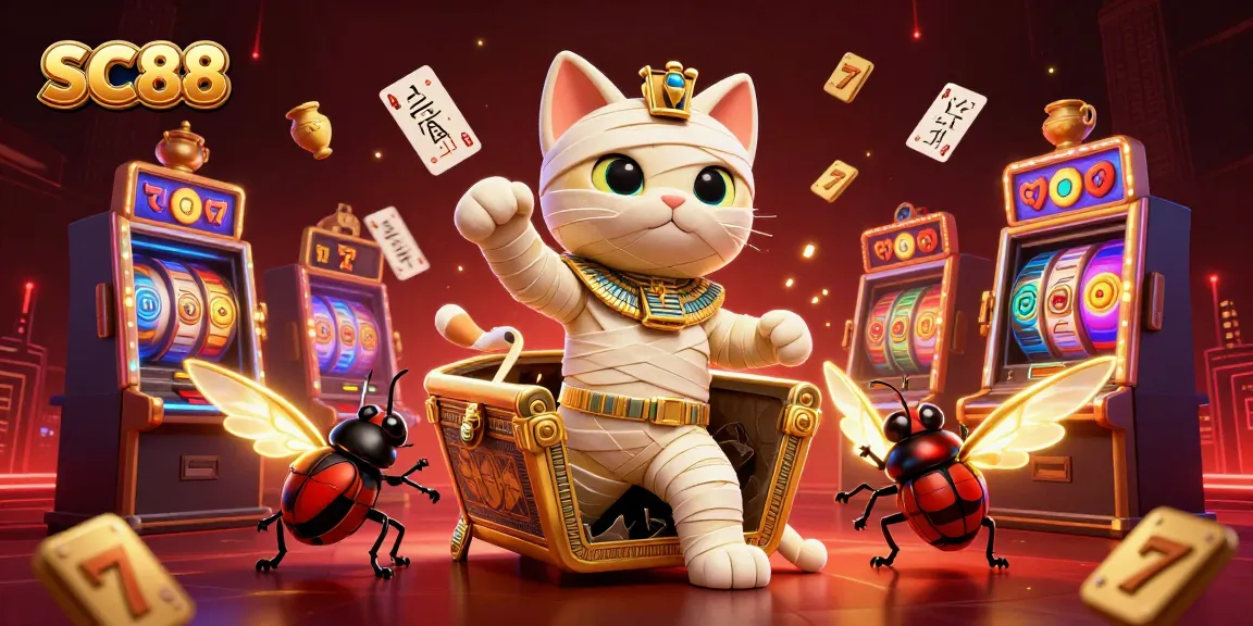 Engage with thrilling SC 88 casino experiences bursting with excitement, showcasing vibrant gaming elements in a captivating scene.