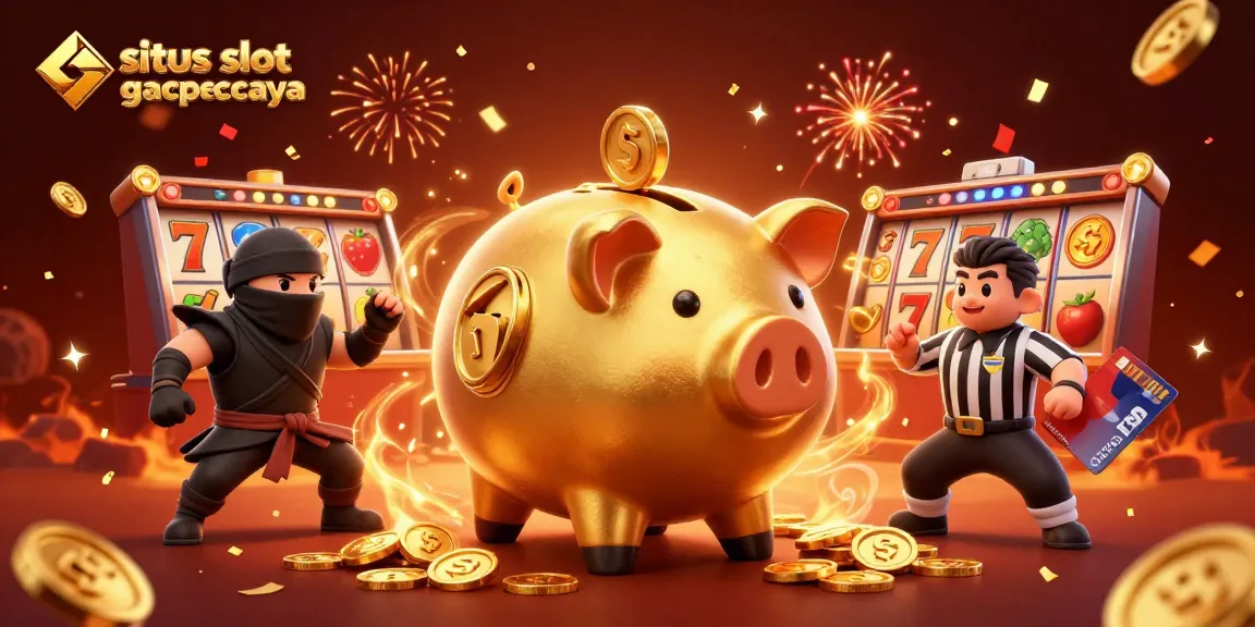 Engage with situs slot gacor terpercaya showcasing dynamic characters in a vibrant casino setting.