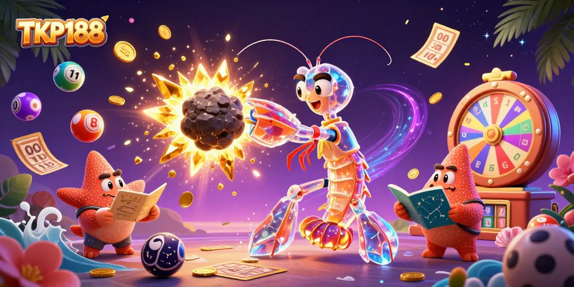 Engage with TKP188's vibrant casino experience featuring golden games, animated elements, and lively characters.
