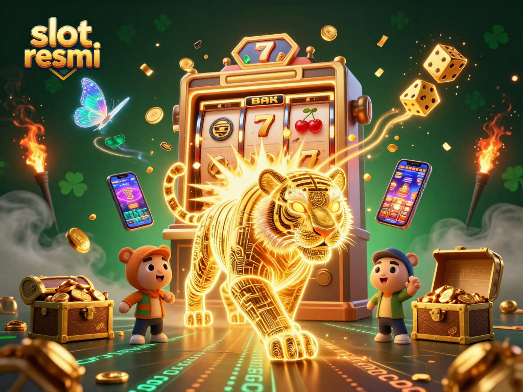 Play exciting slot resmi games with the stunning jackpot burst and vibrant casino elements.