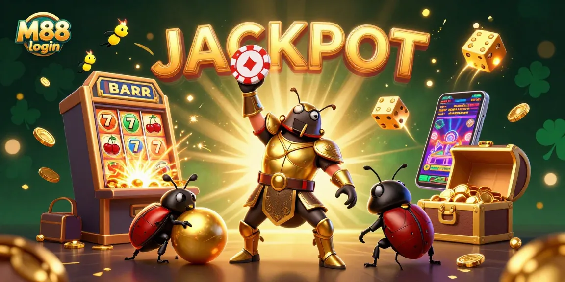Permainan M88 login dengan jackpot berlimpah, menarik pemain dengan keberuntungan.