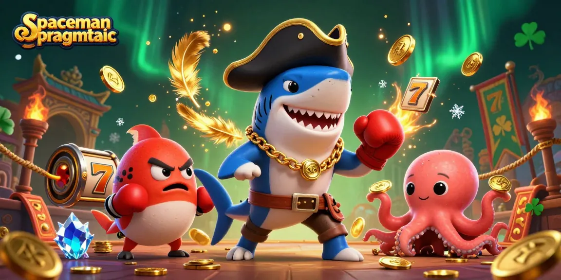 Engage with the thrilling spaceman pragmatic slot experience filled with vibrant characters and casino elements.