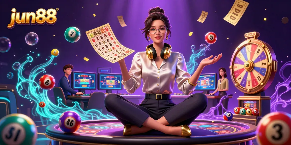 Engage with exciting games on jun88, featuring a vibrant casino scene bursting with energy.