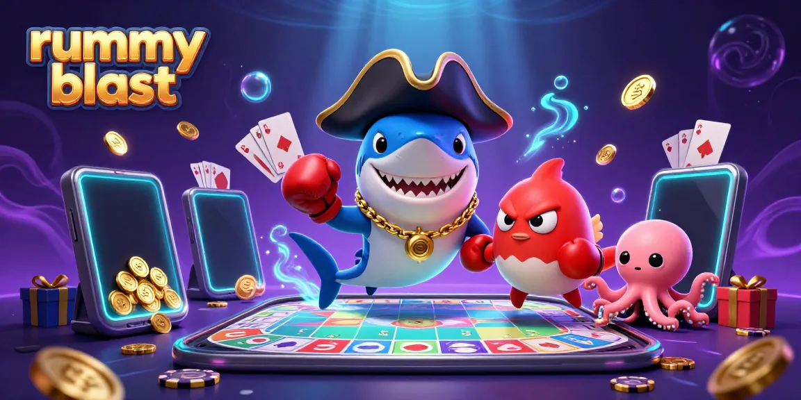 Experience the thrill of online rummy blast with engaging characters and exciting gameplay features.
