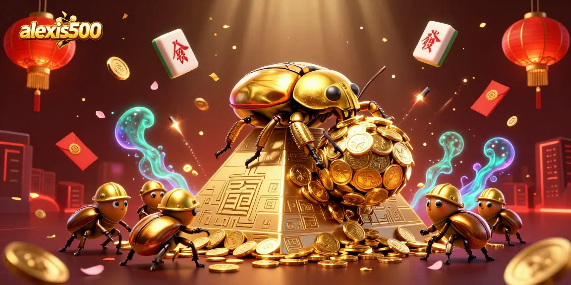 Experience thrilling gaming and wins with alexis500 as golden beetles roll in a casino adventure.