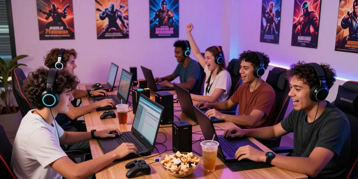 Komunitas gaming yang aktif di https://honda555.net/ dengan suasana ceria dan peralatan gaming modern.
