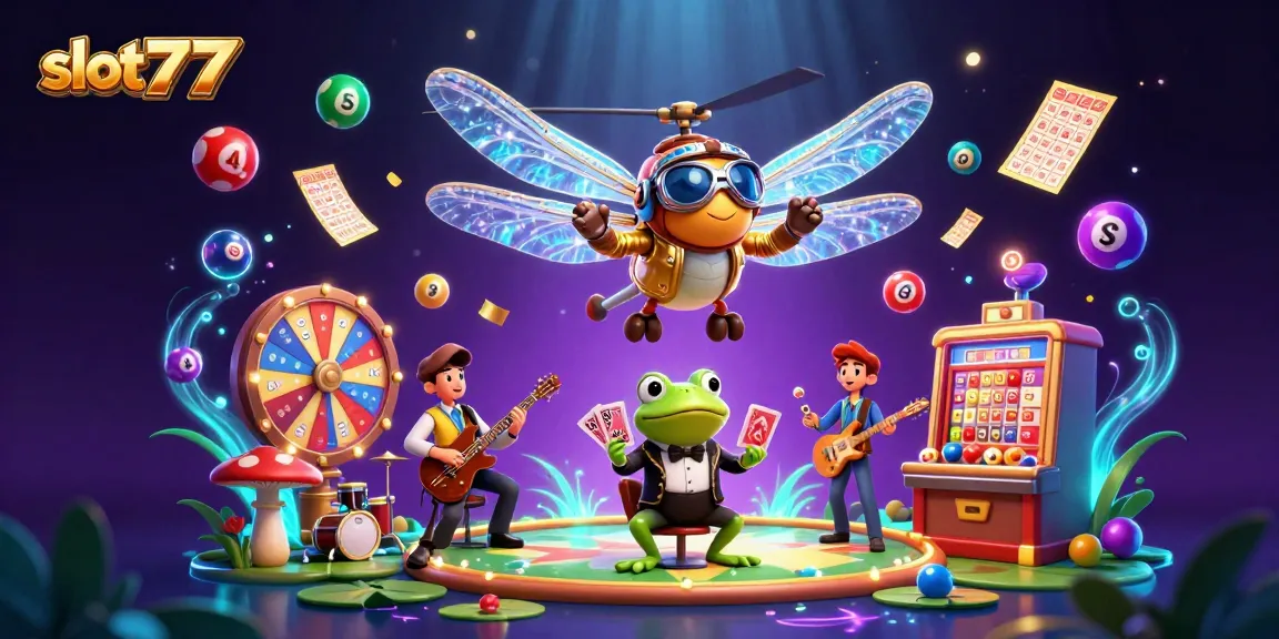 Engage in exciting gameplay with slot777 showcasing innovative cartoon characters amidst vibrant casino elements.