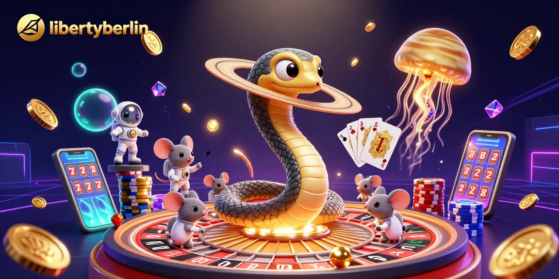 libertyberlin offers a thrilling cosmic casino experience with a roulette wheel and vibrant gameplay elements.