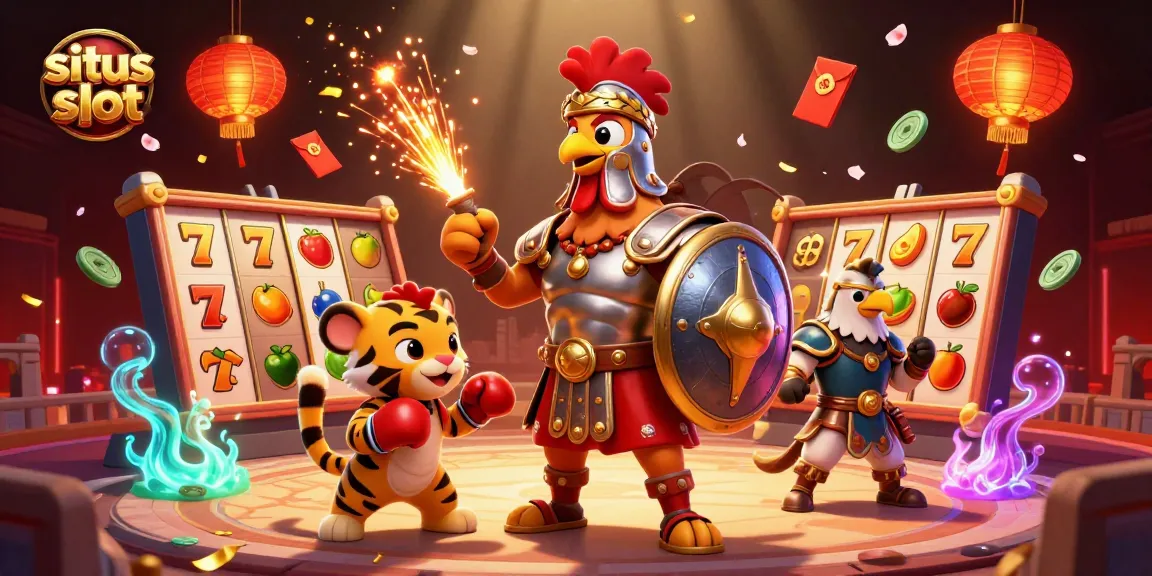 Menangkan jackpot di situs slot dengan simbol beruntung yang meriah dan karakter menarik.