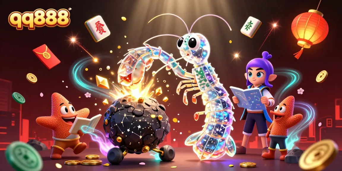 Experience thrilling wins with qq888's vibrant 3D gaming universe featuring galactic samurai and riches.