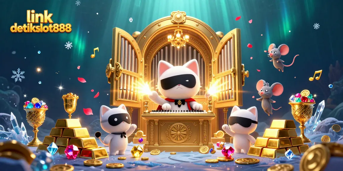 Spin and win at link detikslot888, featuring vibrant casino elements and magical atmosphere.