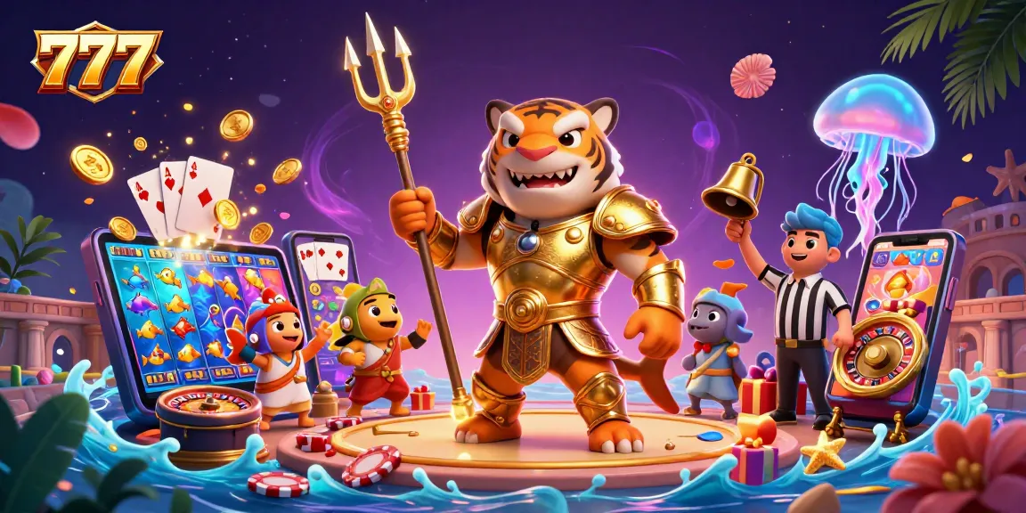 Engage with the thrilling slot adventure at 777, featuring a dynamic underwater scene packed with game elements.