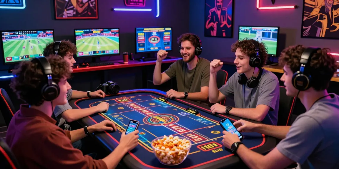 Friends enjoying online gaming experiences with lotus365, vibrant atmosphere and lively interaction.