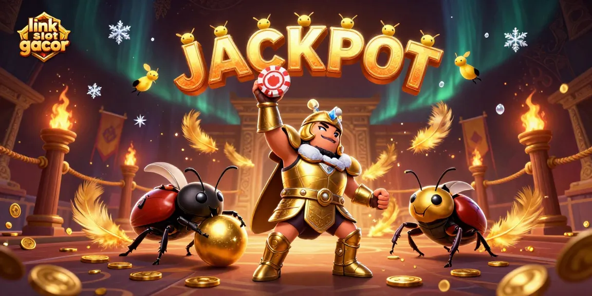 Slot gacor menarik: Lihat kumbang hercules mengangkat chip poker dengan kemenangan!