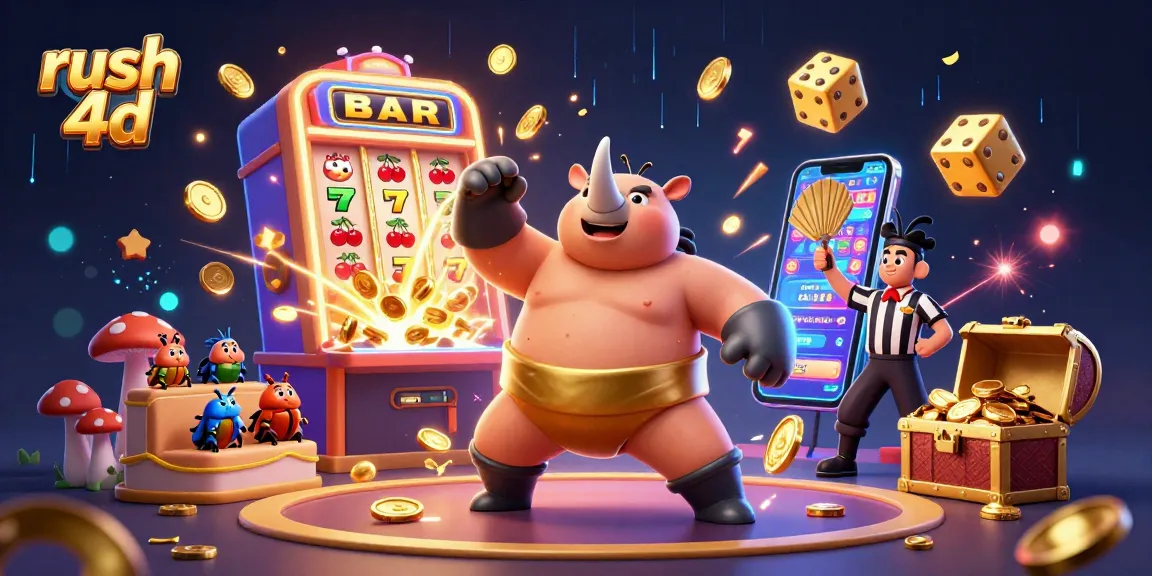 Menangkan jackpot dalam permainan rush 4d bersama karakter menarik di dunia kasino yang penuh warna.