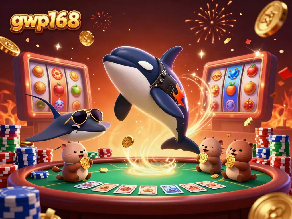 Menjadi pemburu scatter di gwp168 dengan simbol slot berkilau dan otter beruang emas, kesenangan malam hari!